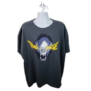 Official Lootcrate Blizzard Overwatch Winston Grey Tshirt Size 3XL